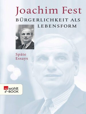 cover image of Bürgerlichkeit als Lebensform